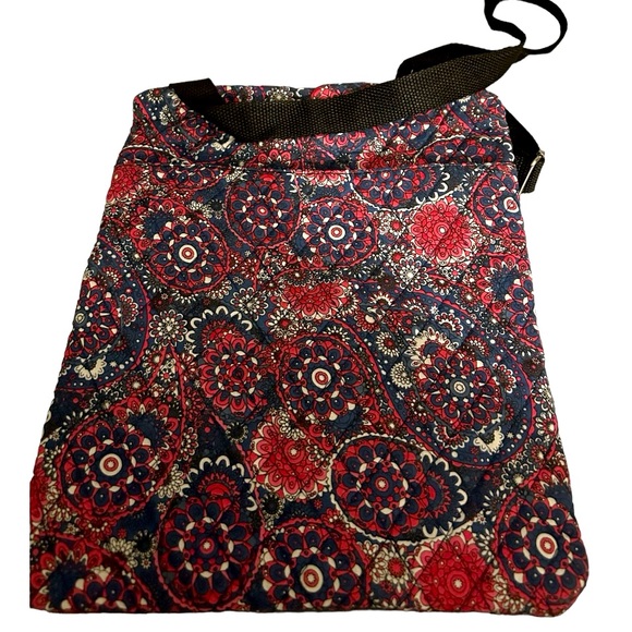 New Red, White & Blue crossbody bag with matching compact mirror. Never used. - Picture 4 of 4